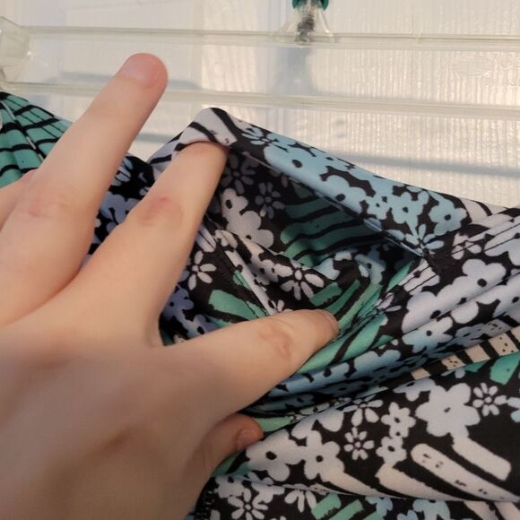 Free People Movement Lose Control Leggings Daisy Check Print Size Large - Picture 9 of 10